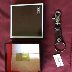 Authentic Coach Trigger snap Key Fob